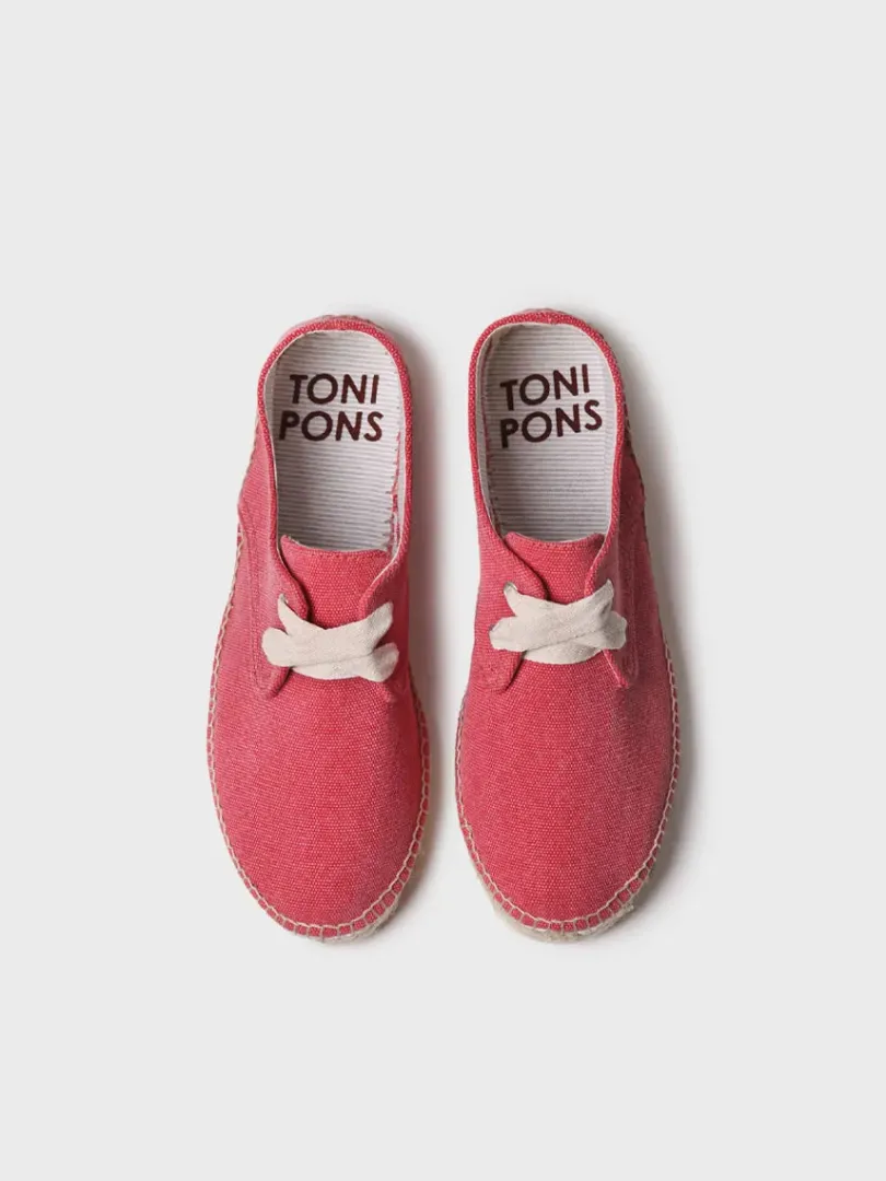 Toni Pons Planas | Cerradas | ABRIL - Alpargata vegana de mujer cerrada con cordones | ABRIL