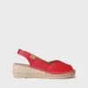 Toni Pons Cuñas Medias | Abiertas | BERNIA-P - Alpargata peep toe de mujer con cuña en piel | BERNIA-P