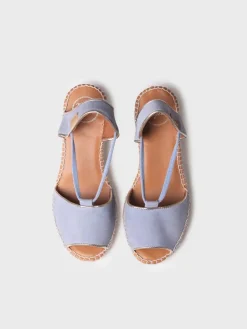 Toni Pons Cuñas Medias | Abiertas | BILDA - Alpargata de cuña de mujer en ante | BILDA