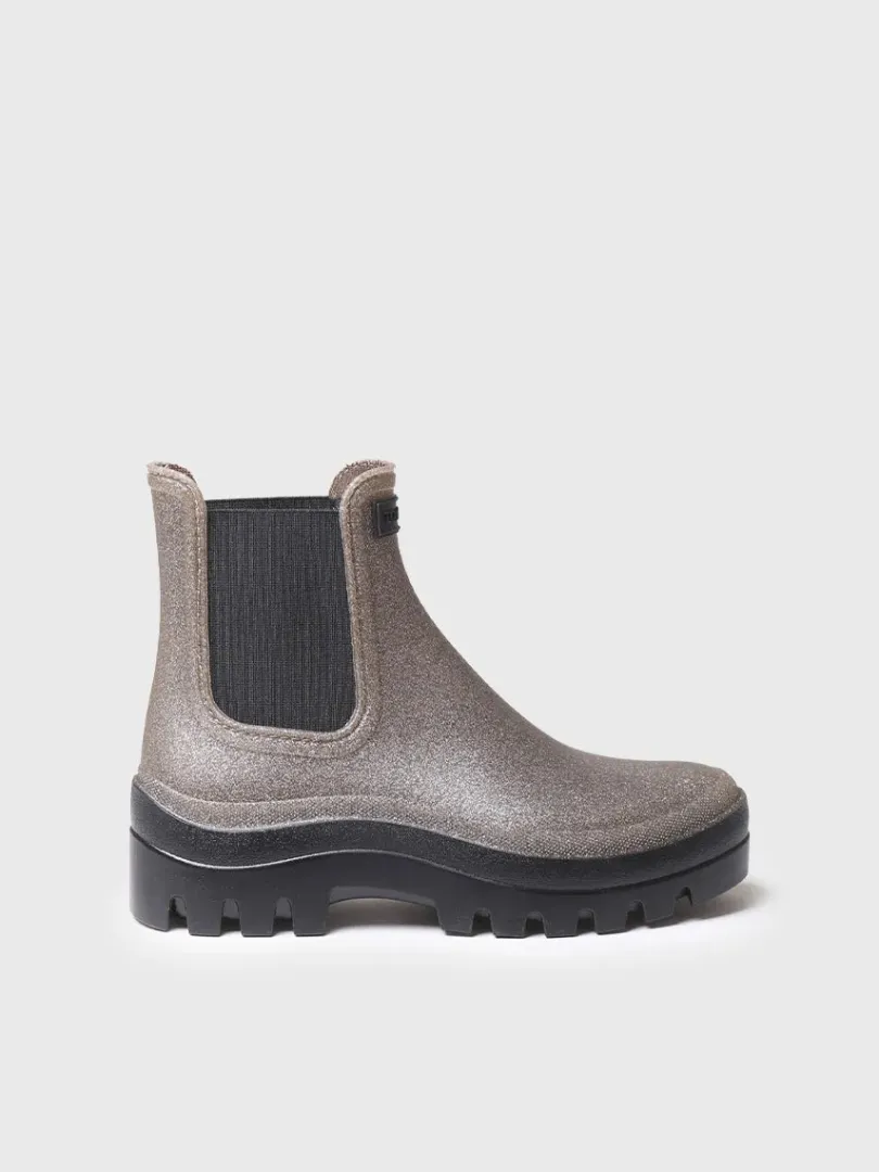 Toni Pons Botas Y Botines De Agua | CALGARY - Botín de agua para mujer plateado | CALGARY