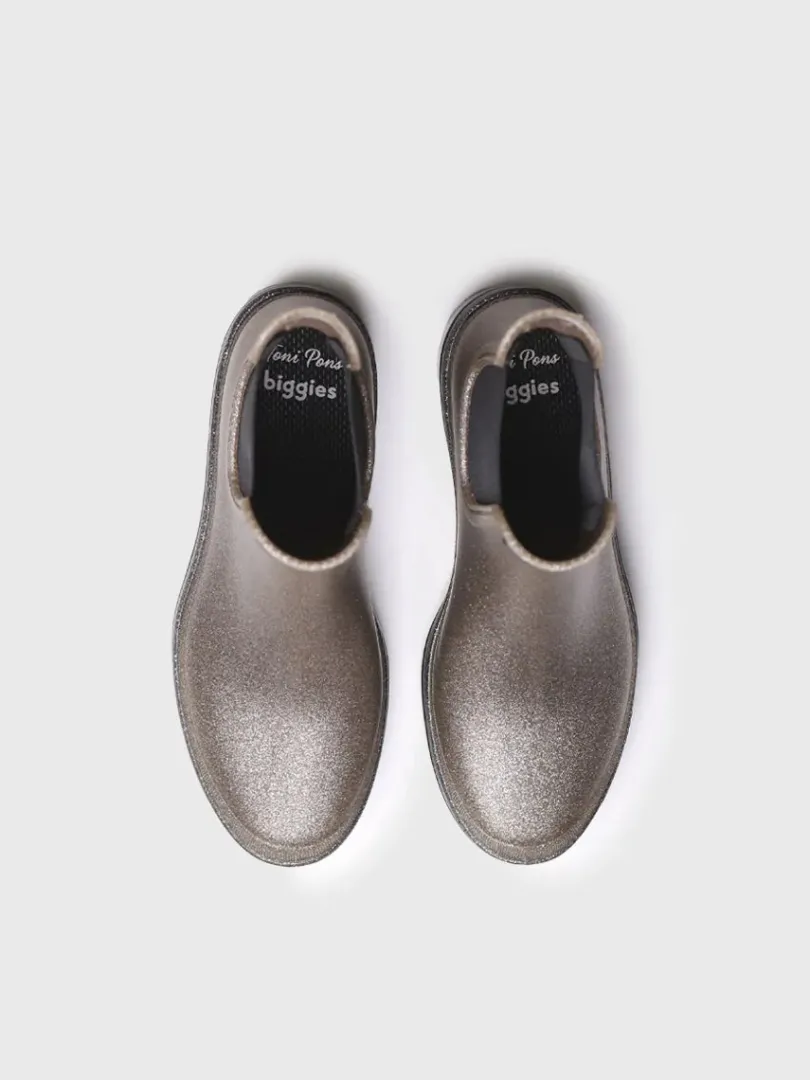 Toni Pons Botas Y Botines De Agua | CALGARY - Botín de agua para mujer plateado | CALGARY