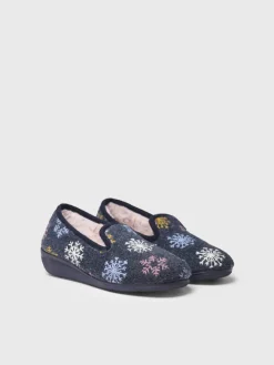 Toni Pons Slippers | CARME-CP - Zapatillas de casa de mujer con detalles bordados | CARME-CP