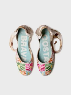 Toni Pons Cuñas Medias | Cerradas | CASTELL - Alpargata valenciana multicolor para mujer | CASTELL