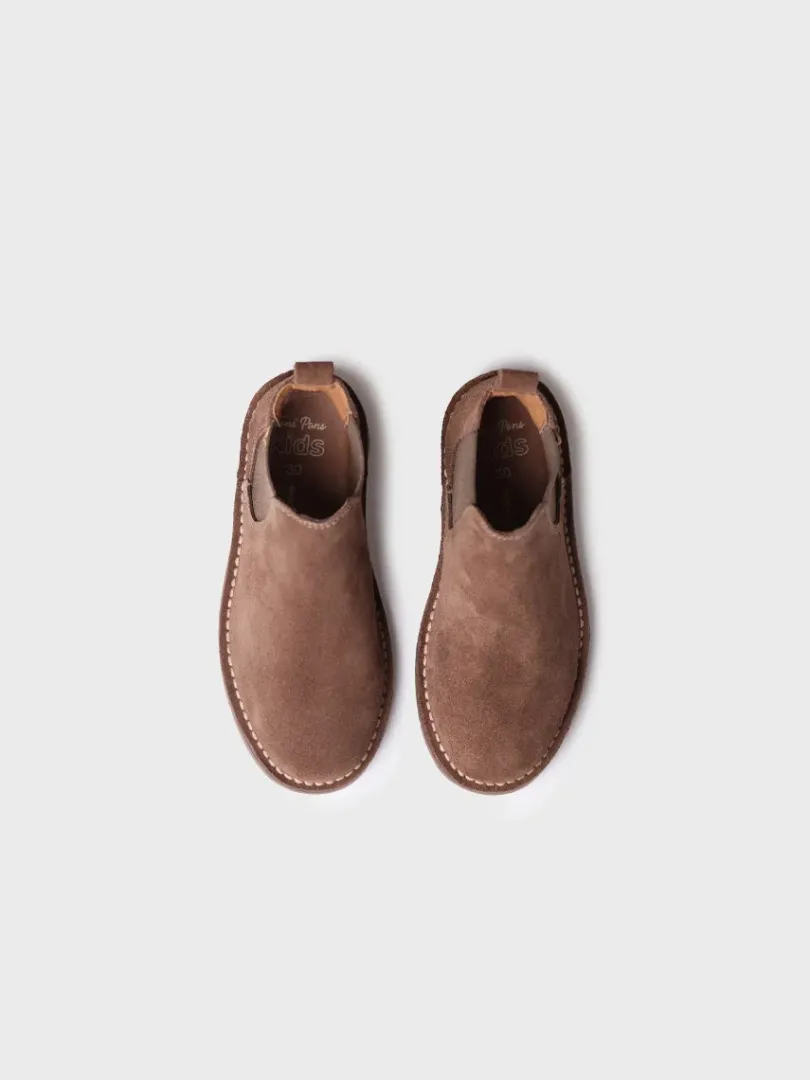 Toni Pons Botines Y Botas De Agua | CORA-SY - Botín Chelsea para niños en serraje | CORA-SY