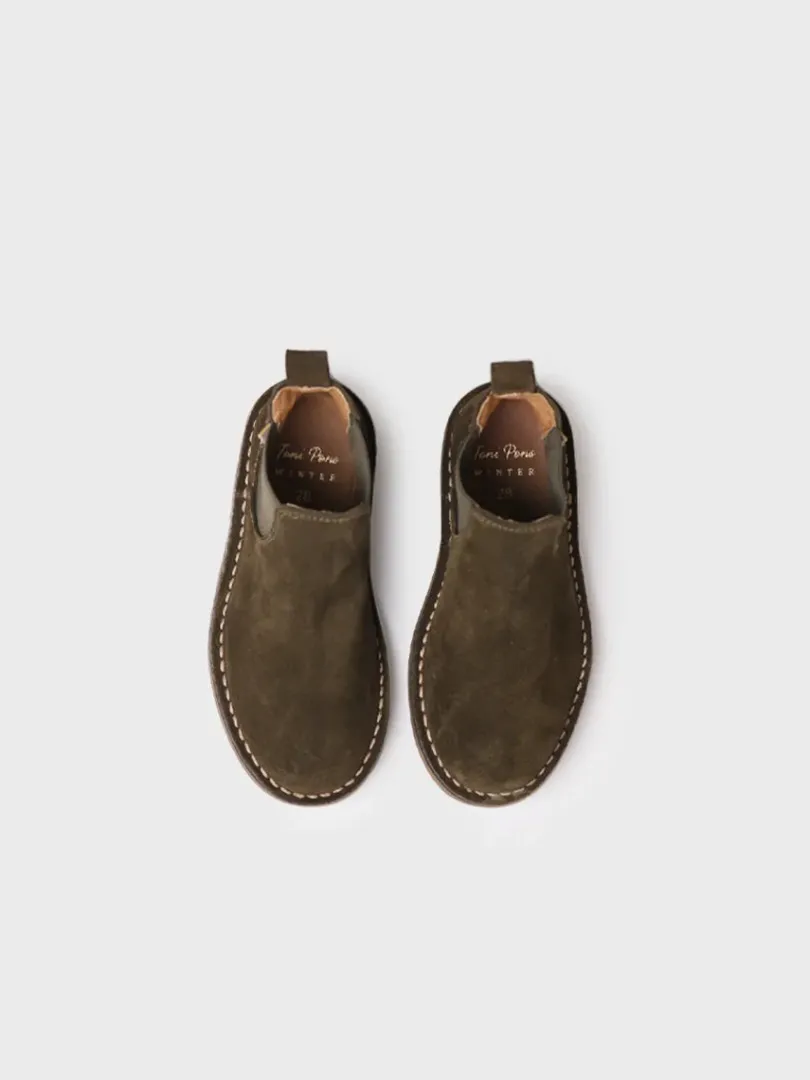 Toni Pons Botines Y Botas De Agua | CORA-SY - Botín Chelsea para niños en serraje | CORA-SY
