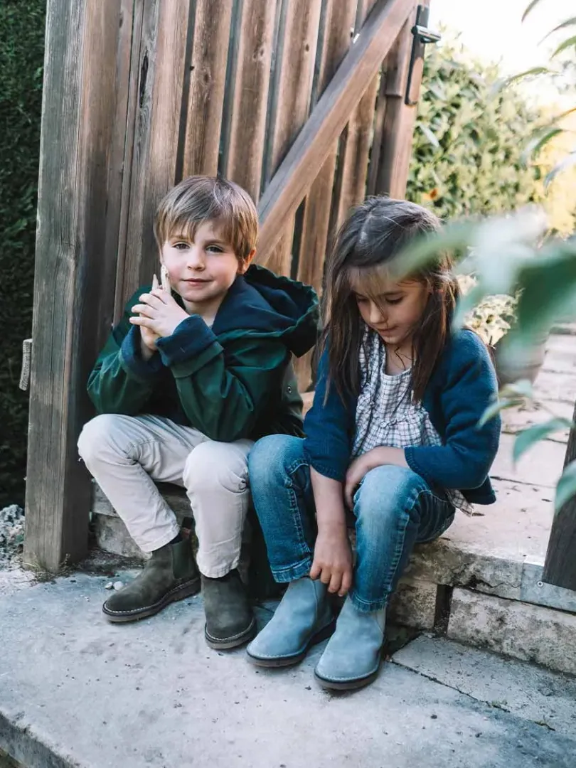Toni Pons Botines Y Botas De Agua | CORA-SY - Botín Chelsea para niños en serraje | CORA-SY