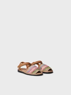 Toni Pons Sandalias | COVA-NZ - Abarca infantil en tejido multicolor con cierre de velcro | COVA-NZ