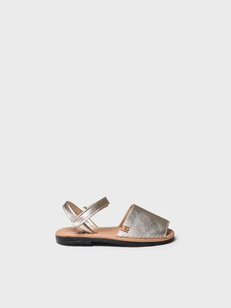 Toni Pons Sandalias | COVA-P - Menorquina de niña dorada | COVA-P