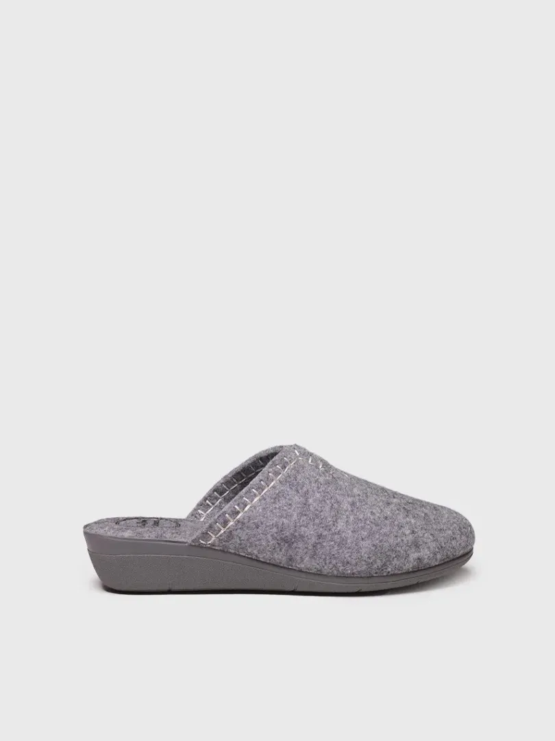 Toni Pons Slippers | CUNIT-FR - Zapatilla tipo zueco para mujer en fieltro reciclado | CUNIT-FR