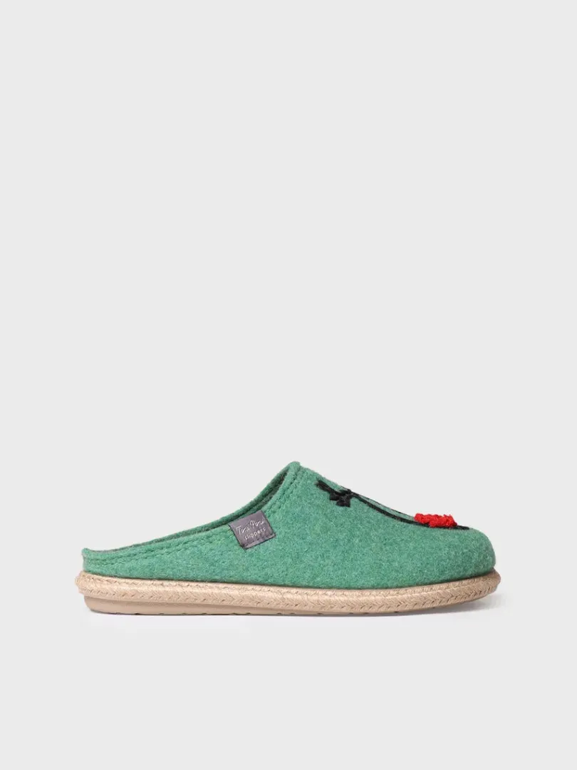 Toni Pons Slippers | DELI-DR - Slippers para mujer en fieltro en Crudo | DELI-DR