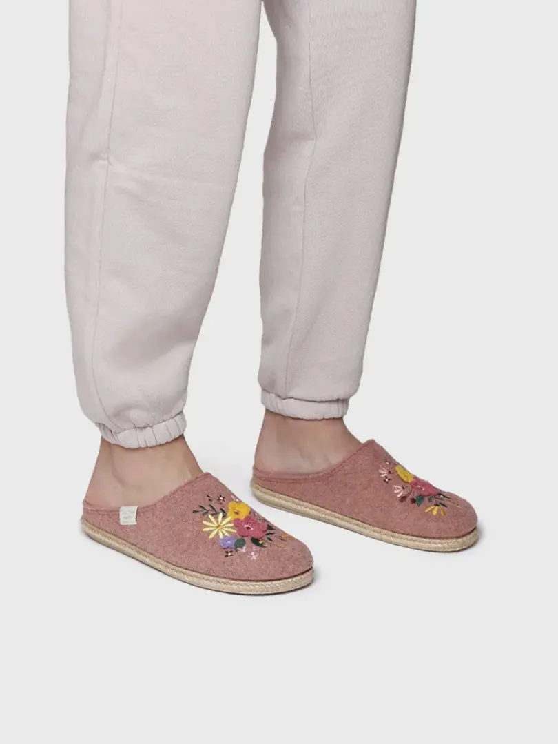 Toni Pons Slippers | DELI-EF - Slippers para mujer en fieltro con flores | DELI-EF