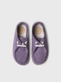 Toni Pons Slippers | DEMI-FP - Zapatilla de casa para mujer en fieltro con cordones | DEMI-FP