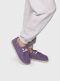 Toni Pons Slippers | DEMI-FP - Zapatilla de casa para mujer en fieltro con cordones | DEMI-FP