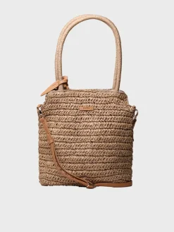 Toni Pons Bolsos | DOROTHY - Bolso de rafia de papel con tira removible | DOROTHY