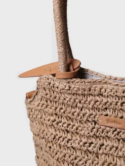 Toni Pons Bolsos | DOROTHY - Bolso de rafia de papel con tira removible | DOROTHY
