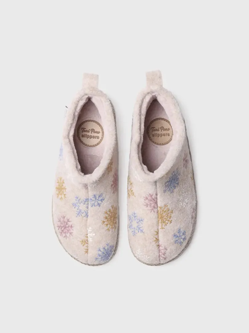 Toni Pons Slippers | DUNA-CP - Slipper abotinada para mujer en fieltro | DUNA-CP