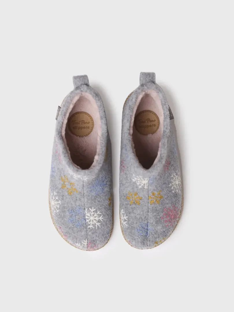 Toni Pons Slippers | DUNA-CP - Slipper abotinada para mujer en fieltro | DUNA-CP