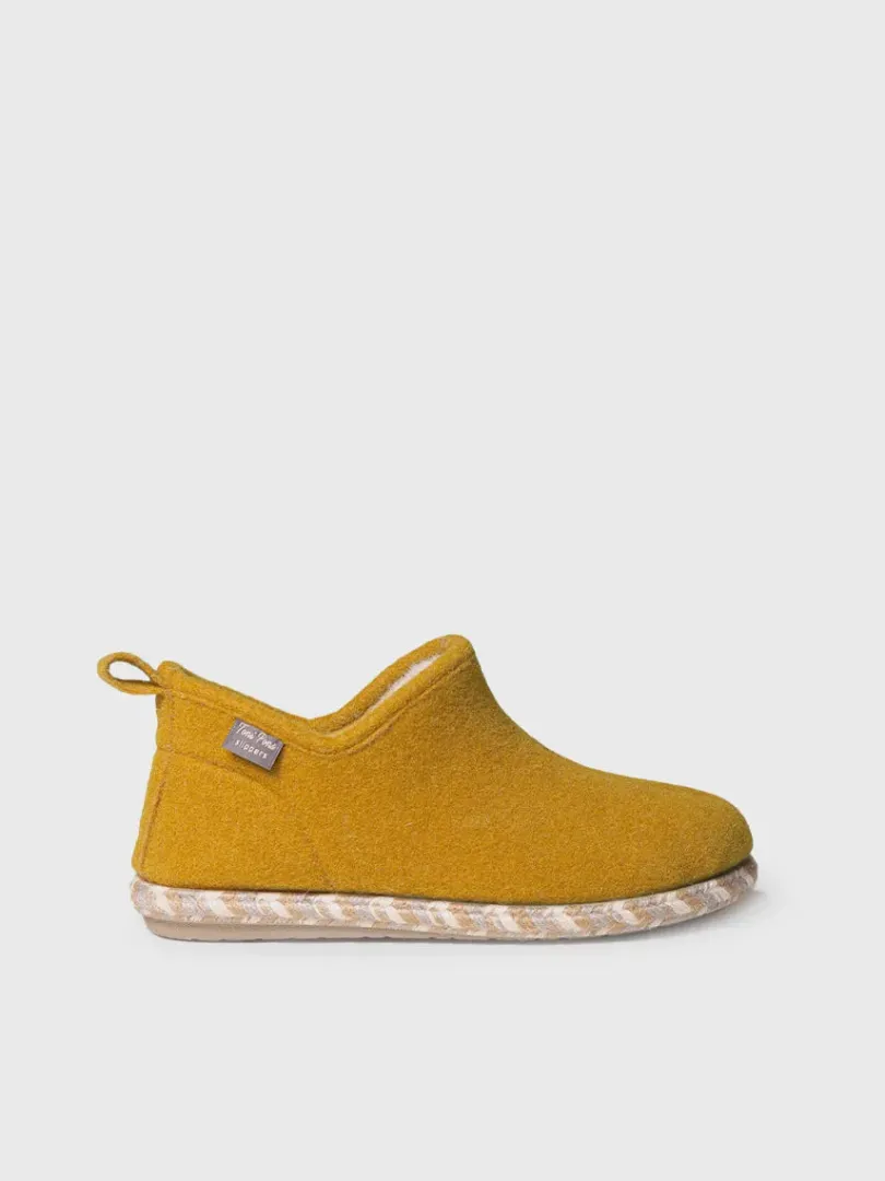 Toni Pons Slippers | DUNA-FP - Slipper abotinada para mujer en fieltro | DUNA-FP