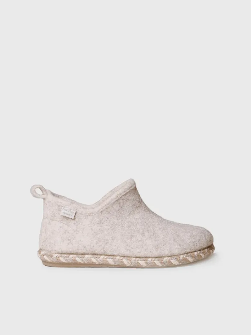 Toni Pons Slippers | DUNA-FP - Slipper abotinada para mujer en fieltro | DUNA-FP