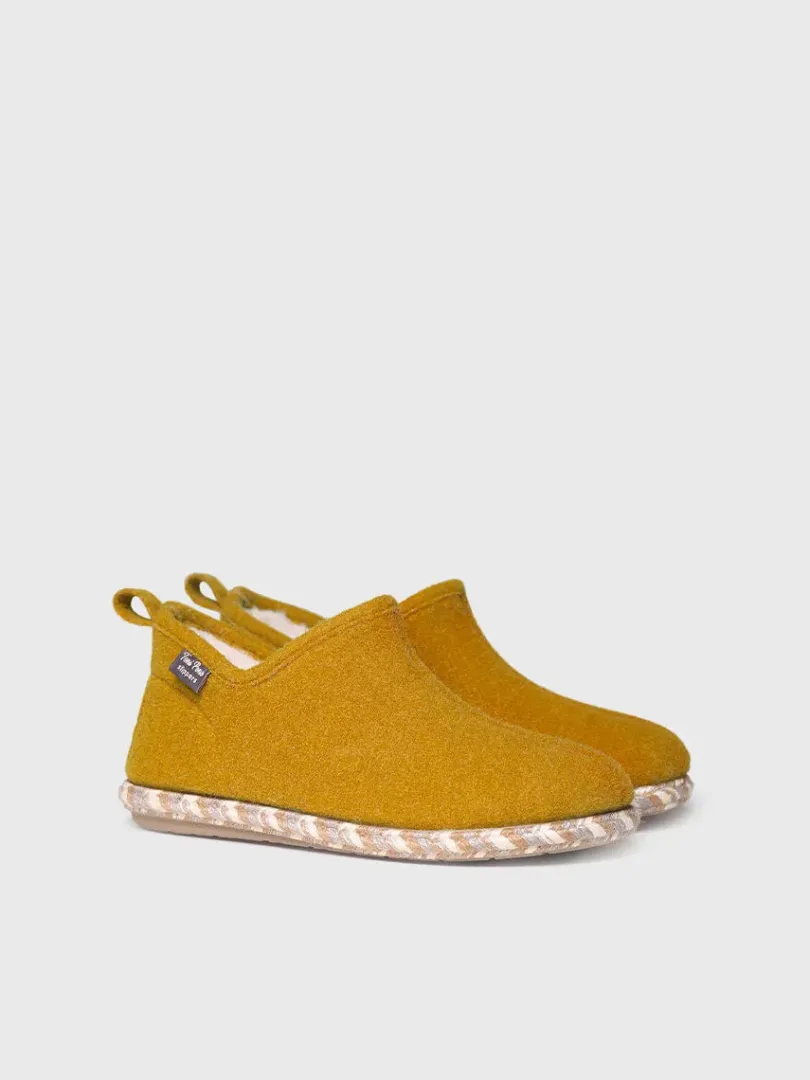 Toni Pons Slippers | DUNA-FP - Slipper abotinada para mujer en fieltro | DUNA-FP