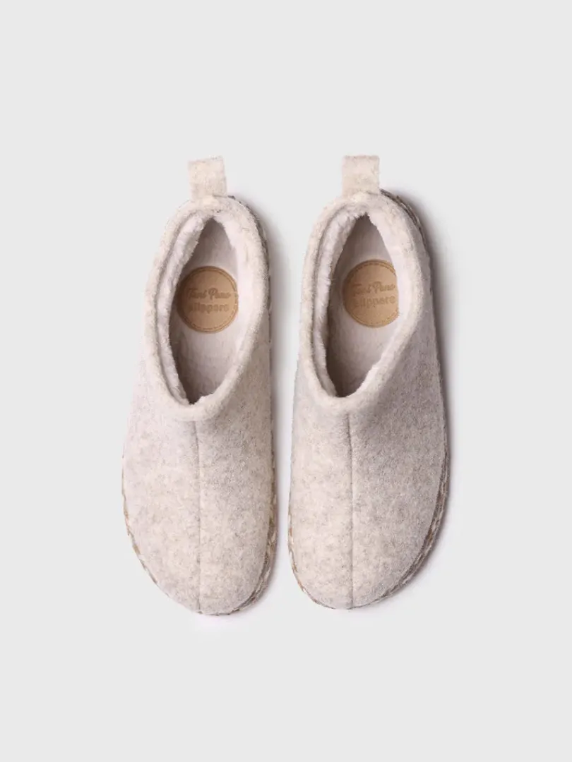 Toni Pons Slippers | DUNA-FP - Slipper abotinada para mujer en fieltro | DUNA-FP