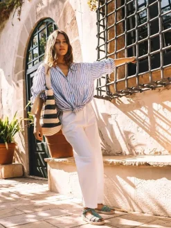 Toni Pons Abiertas | Cuñas Bajas | ELENA - Sandalia cangrejera de mujer en serraje | ELENA