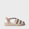 Toni Pons Cerradas | Cuñas Bajas | EMILIA - Alpargata plana de mujer en crochet multicolor | EMILIA