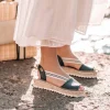 Toni Pons Abiertas | Cuñas Bajas | ESTEL-SW - Sandalia de plataforma de yute para mujer | ESTEL-SW