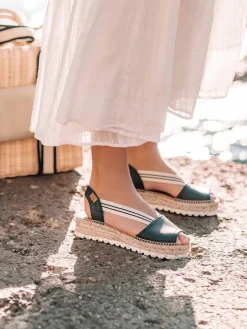 Toni Pons Abiertas | Cuñas Bajas | ESTEL-SW - Sandalia de plataforma de yute para mujer | ESTEL-SW