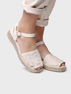 Toni Pons Abiertas | Sandalias | EULALIA - Sandalia de macramé tipo abarca | EULALIA
