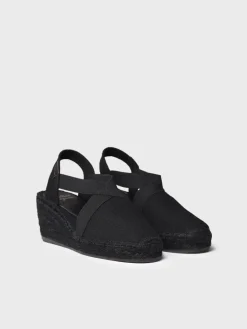 Toni Pons Cuñas Medias | Cerradas | FABI - Alpargata de mujer con cuña de yute tintada y elásticos | FABI