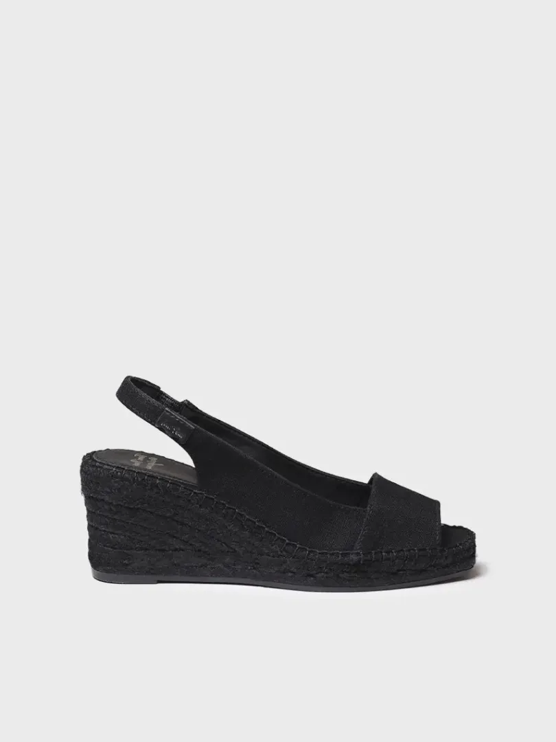 Toni Pons Cuñas Medias | Abiertas | FIORE - Alpargata de cuña de mujer en yute tintado | FIORE