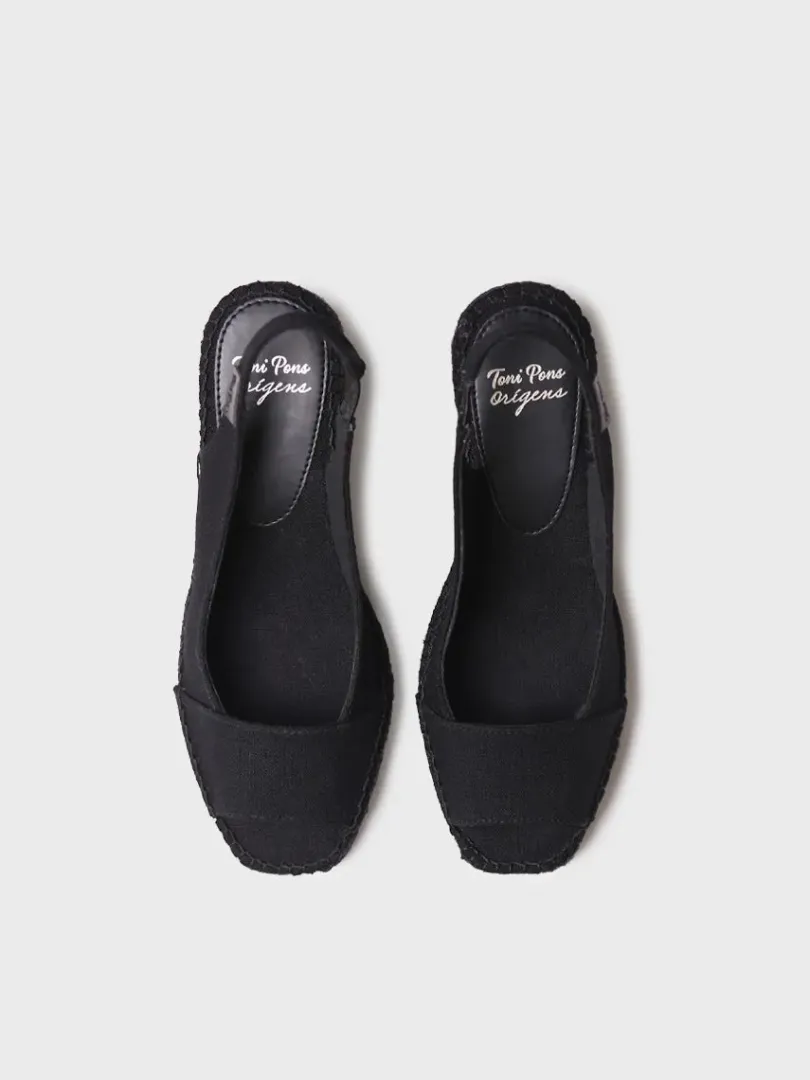 Toni Pons Cuñas Medias | Abiertas | FIORE - Alpargata de cuña de mujer en yute tintado | FIORE