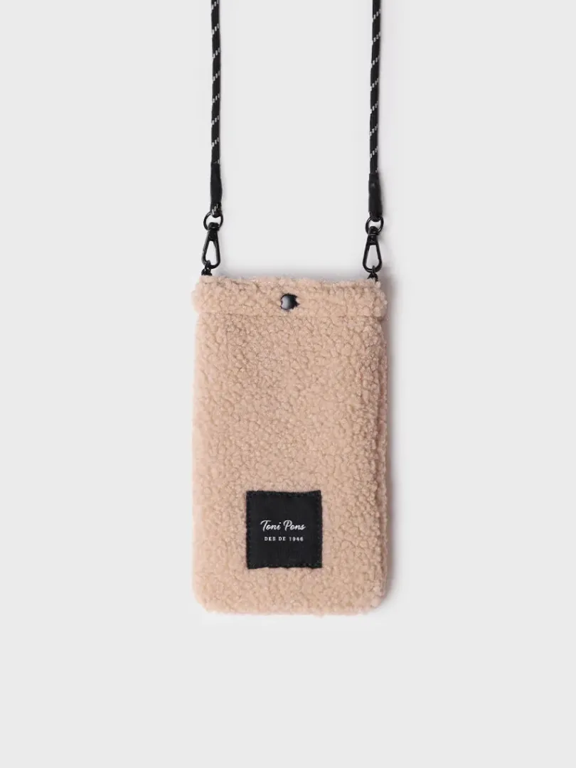 Toni Pons Bolsos | GABIN - Bolso para el móvil en material tipo borrego | GABIN