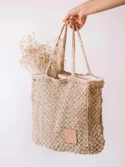 Toni Pons Bolsos | GANGES - Bolso shopper de mujer en trenza de yute | GANGES
