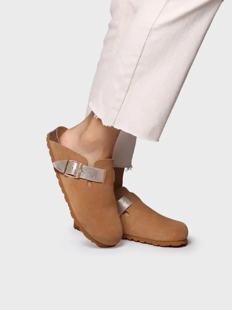 Toni Pons Sandalias | Bios | GILA-QT - Zueco de mujer en serraje con hebilla | GILA-QT