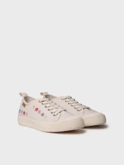 Toni Pons Sneakers Y Zapatillas | GILDA-EA - Zapatilla deportiva baja de mujer en algodón reciclado y bordados | GILDA-EA