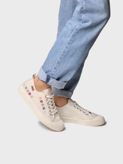 Toni Pons Sneakers Y Zapatillas | GILDA-EA - Zapatilla deportiva baja de mujer en algodón reciclado y bordados | GILDA-EA