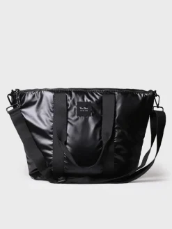 Toni Pons Bolsos | GINNY - Bolso para mujer en material acolchado negro brillante | GINNY