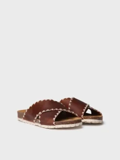 Toni Pons Sandalias | Bios | GRIT-PE - Sandalia BIO de mujer en cuero con tiras cruzadas | GRIT-PE