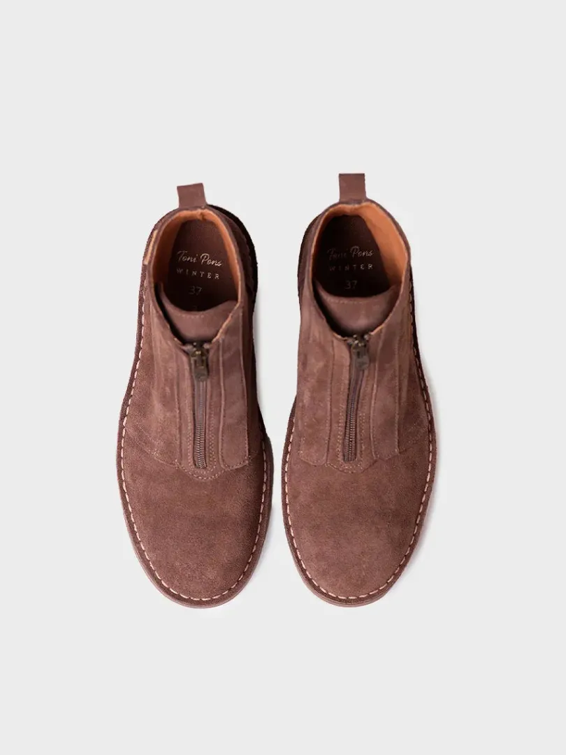 Toni Pons Botines Y Zapatos | INDIA-SY - Botín para mujer en serraje | INDIA-SY