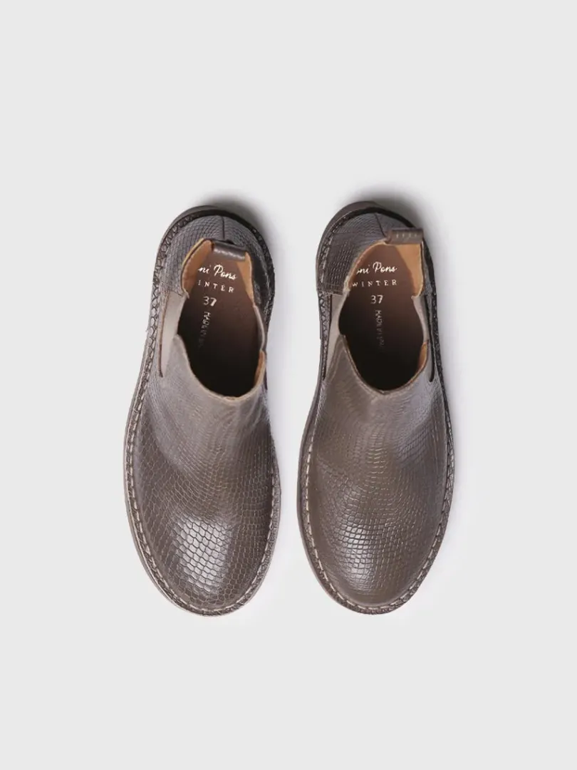 Toni Pons Botines Y Zapatos | ISA-CC - Botín para mujer en piel efecto serpiente | ISA-CC