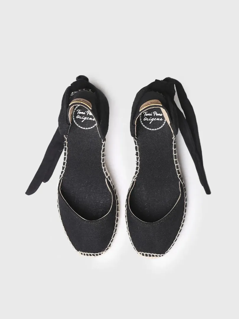 Toni Pons Cuñas Medias | Cerradas | JULIA - Alpargata de cuña con cintas | JULIA
