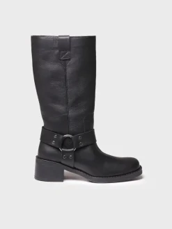 Toni Pons Botas | KATE - Bota biker de piel para mujer | KATE