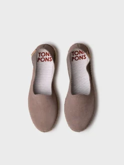 Toni Pons Planas | Cerradas | KEIRA - Alpargata cerrada de mujer en serraje con suela de yute | KEIRA