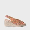 Toni Pons Cuñas Medias | Abiertas | LAILA-LL - Alpargata peep toe de mujer en piel multicolor | LAILA-LL