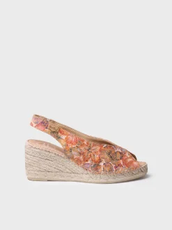 Toni Pons Cuñas Medias | Abiertas | LAILA-LL - Alpargata peep toe de mujer en piel multicolor | LAILA-LL