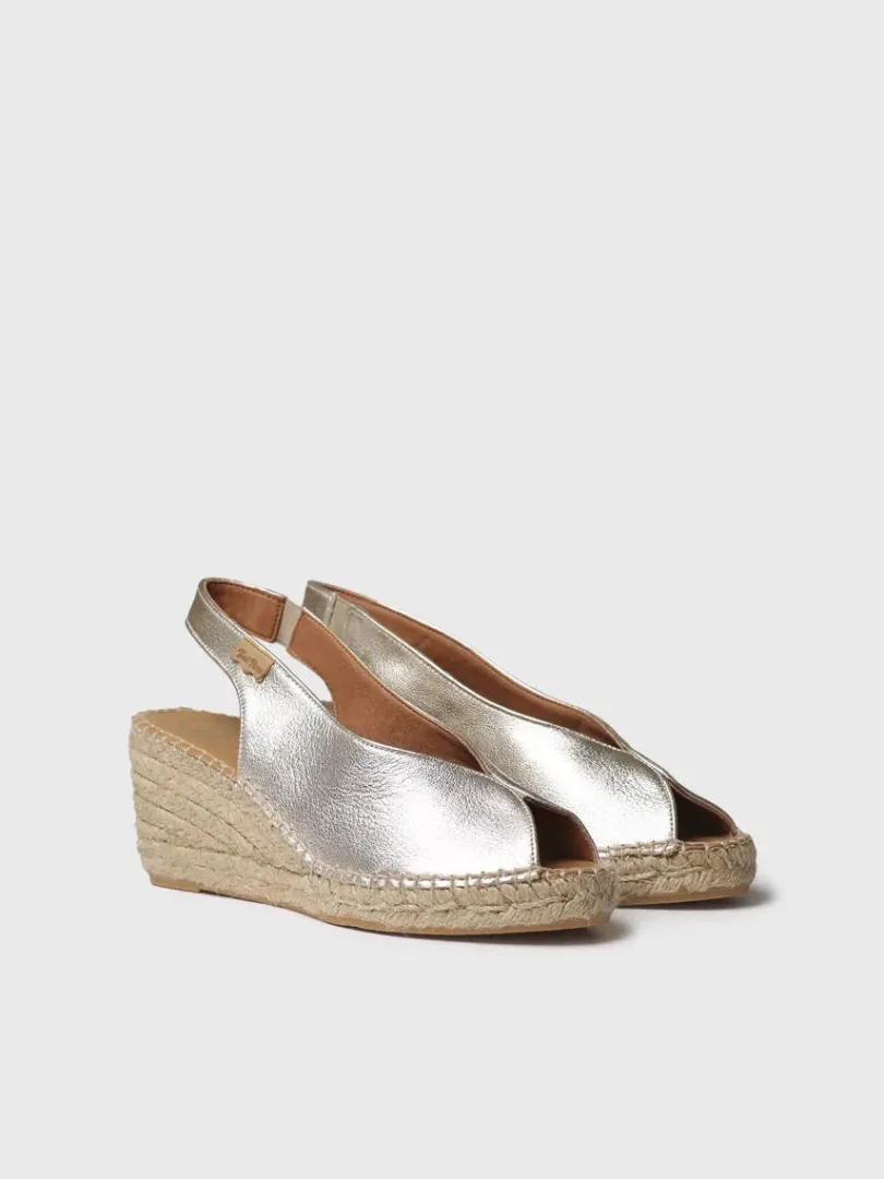 Toni Pons Cuñas Medias | Abiertas | LAILA-P - Alpargata de cuña estilo peep toe | LAILA-P
