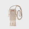 Toni Pons Bolsos | MAGALI - Bolso para móvil en crochet con flecos y cierres laterales | MAGALI