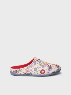 Toni Pons Slippers | MIMI-TJ - Zapatilla de casa tipo zueco de mujer en algodón estampado | MIMI-TJ